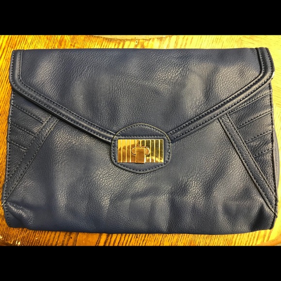 Boho Blue Clutch - Picture 1 of 1